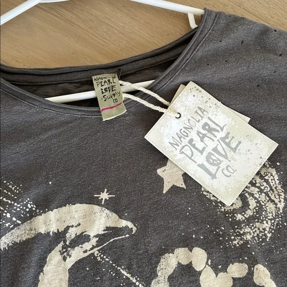 Magnolia Pearl Black and White Dolphin T-Shirt - Picture 2 of 5